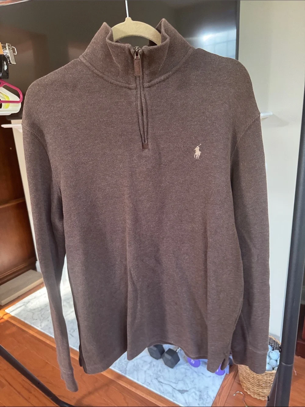 Polo Ralph Lauren Brown Half-Zip Pullover